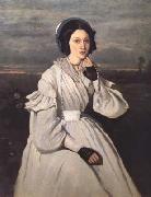 Portrait de Madame Charmois (mk11)  Jean Baptiste Camille  Corot